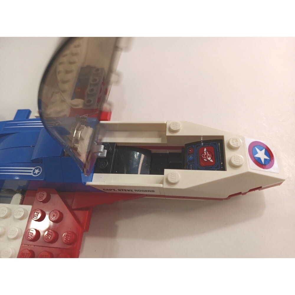 Lego Marvel Cpt America Jet Pursuit 76076 Retired Minifigure Incomplete Plane - Picture 4 of 13